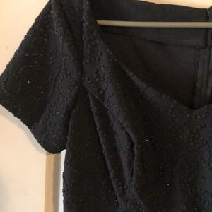 Beautiful vintage beaded top black dress Southeastern size 4